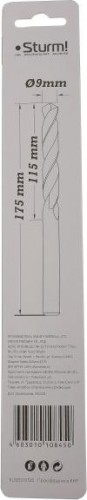 Сверло по металлу Sturm 1055-090-175L 2,0х85 мм, удлинен., 118° - изображение 4