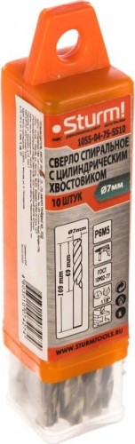 Сверло по металлу Sturm 1055-04-7S-SS10 7,0х109 мм, 10 шт. - изображение 3