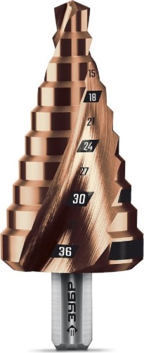 Сверло по металлу ЗУБР КОБАЛЬТ 9-36мм ступенчатое 29674-9-36-10