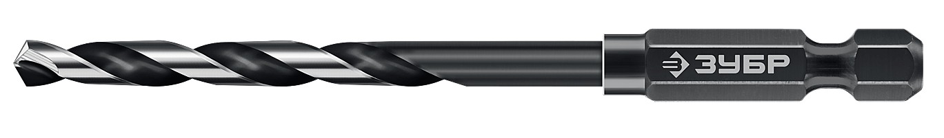 Сверло по металлу ЗУБР НЕХ-1/4", d 5.5х111 мм 29623-5.5_z01