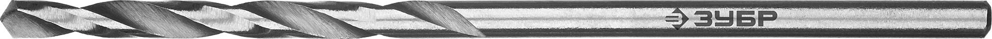 Сверло по металлу ЗУБР ПРОФЕССИОНАЛ 2.4х57мм, сталь р6м5, класс в 29621-2.4 - изображение 1