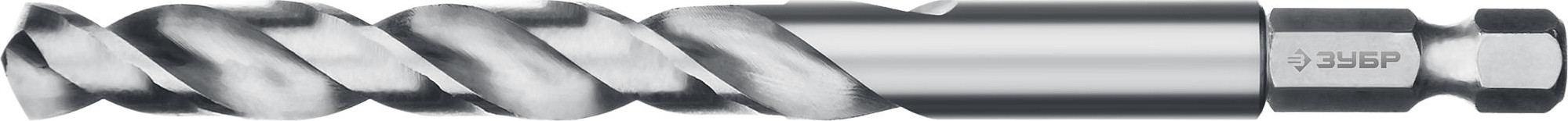 Сверло по металлу ЗУБР ПРОФЕССИОНАЛ 10.0х133мм, с шестигранным хвостовиком, сталь р6м5 29623-10