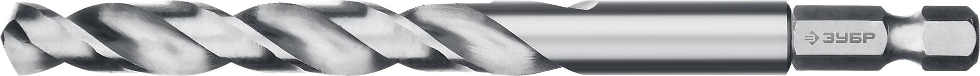 Сверло по металлу ЗУБР ПРОФЕССИОНАЛ 8.0х117мм, с шестигранным хвостовиком, сталь р6м5, 29623-8
