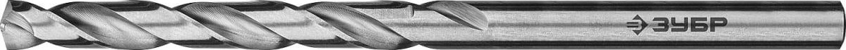 Сверло по металлу ЗУБР ПРОФЕССИОНАЛ 4.5х80мм, сталь р6м5, класс а 29625-4.5
