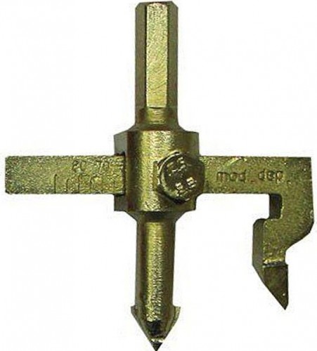 Сверло по стеклу и керамике Biber 55502 круговое по кафелю d 30-90мм тов-087757