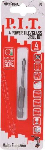 Сверло по стеклу и керамике P.I.T. AMAS11-004P 4x60 мм - изображение 2