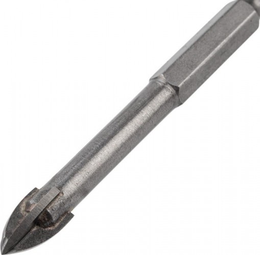 Сверло по стеклу и керамике REXANT 8 мм с четырьмя режущими лезвиями, шестигранный хвостовик 91-0650 - изображение 2