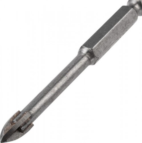 Сверло по стеклу и керамике REXANT 6 мм с четырьмя режущими лезвиями, шестигранный хвостовик 91-0649 - изображение 2