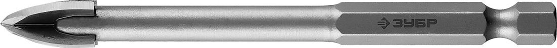 Сверло по стеклу и керамике ЗУБР 6 мм  29845-06_z01 29845-06_z01