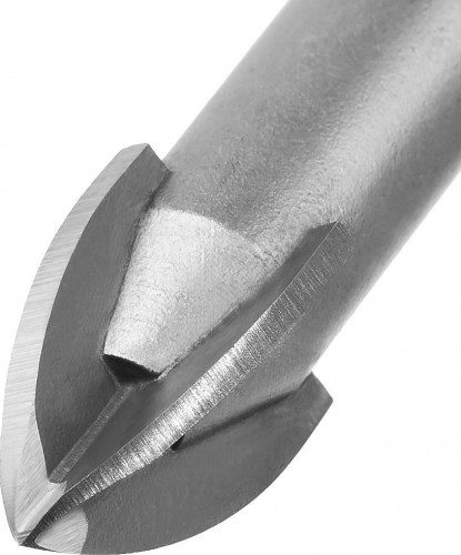 Сверло по стеклу и керамике ЗУБР ПРОФЕССИОНАЛ кафелю, с четырьмя режущими лезвиями, шестигранный 29845-04_z01 - изображение 2