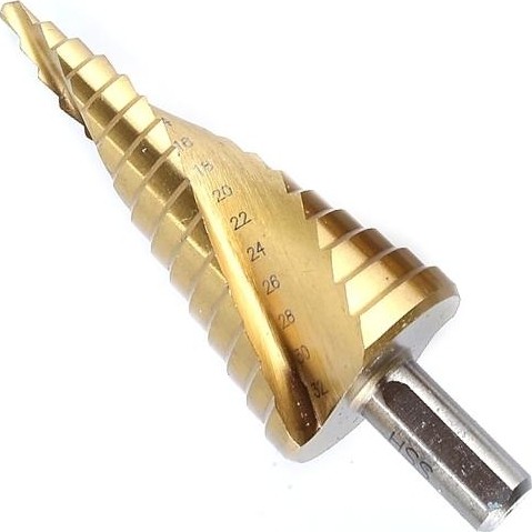 Сверло ступенчатое по металлу MAKITA 4-32 мм TiN D-40191 D-40191