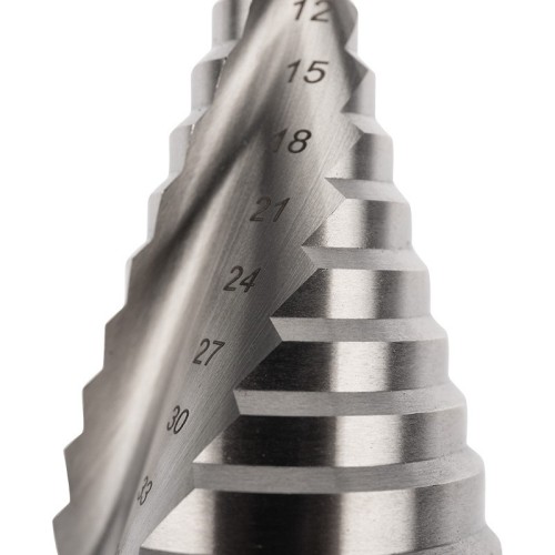 Сверло ступенчатое по металлу Kranz ТИТАН 9,0-36,0 мм, 110мм KR-12-6614 - изображение 3
