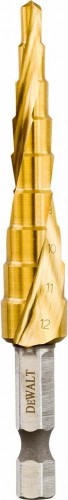 Сверло ступенчатое по металлу DeWALT 4-12 мм EXTREME IMPACT DT5026-QZ