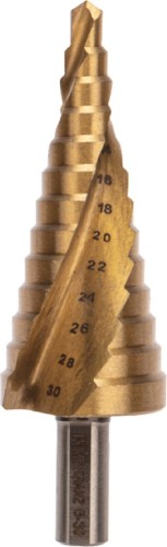 Сверло ступенчатое по металлу Kranz KR-12-6616 - изображение 2