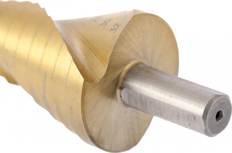 Сверло ступенчатое по металлу HSS, MATRIX 4-32 мм, трехгранный хвостовик 72359 - изображение 2