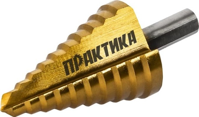 Сверло ступенчатое по металлу ПРАКТИКА 9-36, шаг 3 мм  798-348 798-348