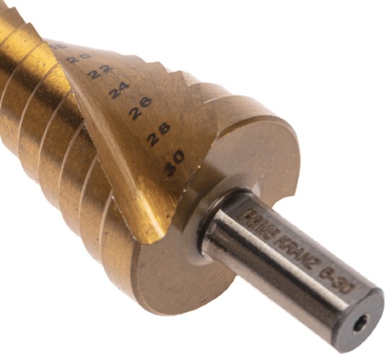 Сверло ступенчатое по металлу Kranz KR-12-6616 - изображение 4