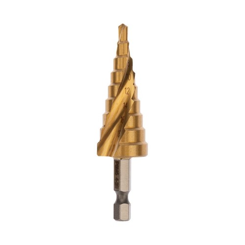 Сверло ступенчатое по металлу Kranz ТИТАН 4,0-20,0 мм, 76мм KR-12-6611