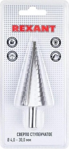 Сверло ступенчатое по металлу REXANT ступенчатое 4-30 мм 12-6602
