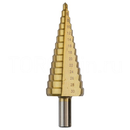 Сверло ступенчатое по металлу P.I.T. AMED09-0430 4-30мм 14 ступеней