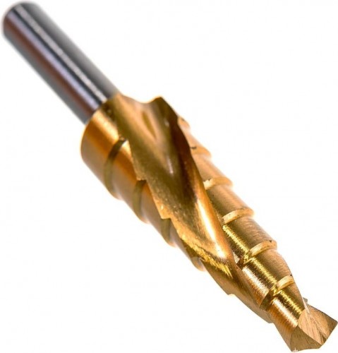 Сверло ступенчатое по металлу АТАКА 6-12мм*7ступ. Профи ступ. титан 8090000 - изображение 2