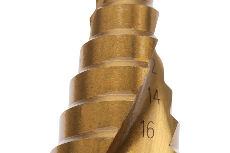 Сверло ступенчатое по металлу Kranz ТИТАН 4,0-32,0 мм, 102мм KR-12-6613 - изображение 2