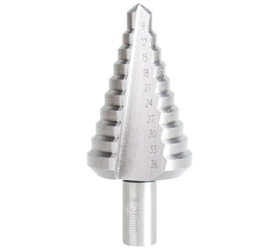 Сверло ступенчатое по металлу P.I.T. AMED08-0936 9-36мм 10 ступеней