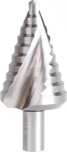 Сверло ступенчатое по металлу REXANT ТИТАН ступенчатое 9-36 мм 12-6614