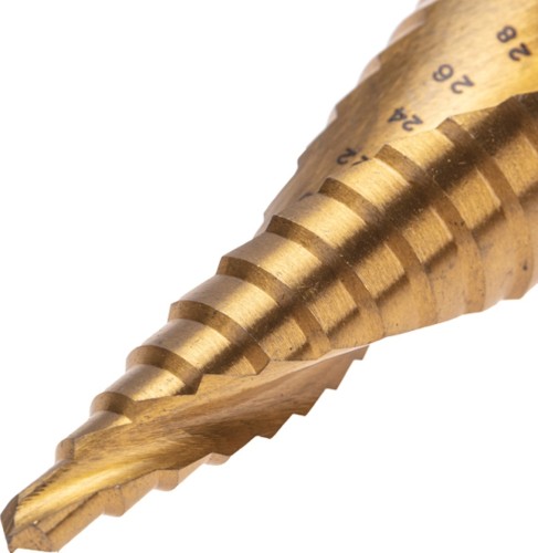 Сверло ступенчатое по металлу Kranz KR-12-6616 - изображение 3