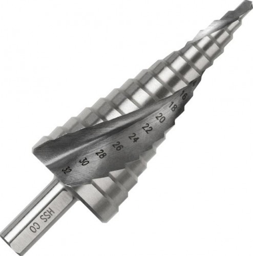 Сверло ступенчатое по металлу D.BOR HSS-Co 4-12х1/70 мм SPIRAL D-SDSP-CO5-04-12-06