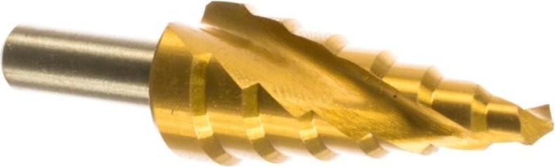 Сверло ступенчатое по металлу АТАКА 6-18мм*7ступ. Профи ступ. титан 8090010