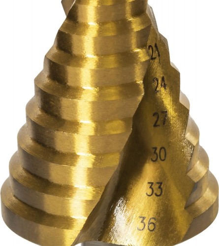 Сверло ступенчатое по металлу ПРАКТИКА 9-36, шаг 3 мм  793-787 ЭКСПЕРТ 793-787 - изображение 2