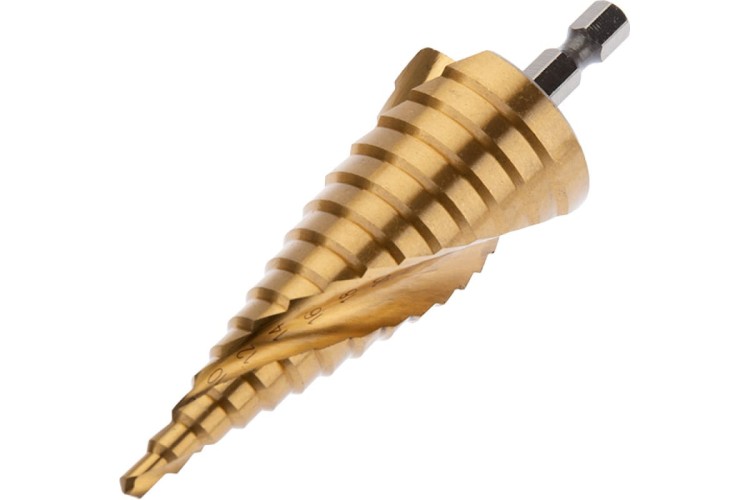 Сверло ступенчатое по металлу Kranz ТИТАН 4,0-32,0 мм, 102мм KR-12-6613 - изображение 3