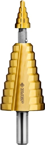 Сверло ступенчатое по металлу ЗУБР ПРОФЕССИОНАЛ 4-35мм, 14 ступеней, ступенчатое составное, покрыт 29673-4-35