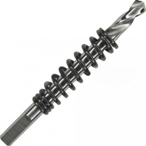 Сверло центрирующее D.BOR с пружиной для коронок HM-28 по металлу, HSS 8x80  D-CDS-HS-8-80