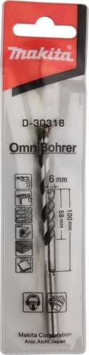 Сверло универсальное MAKITA D-30318 6х100 - изображение 3
