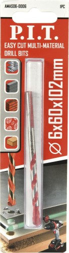 Сверло универсальное P.I.T. AMAS06-0006 6x102 мм - изображение 2