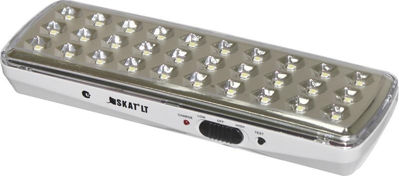 Светильник аварийный SKAT LT-301200-LED-Li-Ion освещения,30 светодиодов,1200мач 2452
