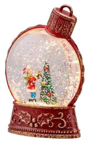 Светильник декоративный Елочный шар Neon-Night 501-160 с эффектом снегопада и подсветкой - изображение 2