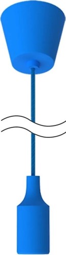 Светильник декоративный GAUSS PL014 подвесной decor голубой e27, 1 м - изображение 4