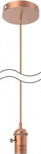 Светильник декоративный GAUSS PL023 подвесной decor медный e27, 1 м - изображение 3