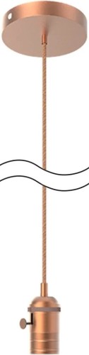 Светильник декоративный GAUSS PL043 подвесной decor медный e27, 1 м - изображение 4
