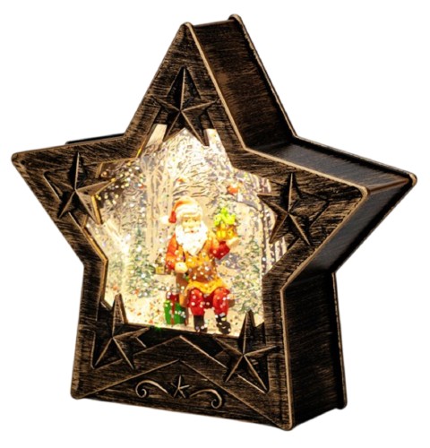 Светильник декоративный Звезда Neon-Night 501-182 с эффектом снегопада и подсветкой - изображение 2