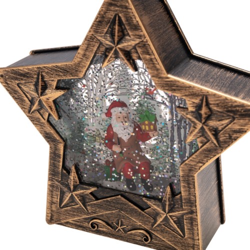 Светильник декоративный Звезда Neon-Night 501-182 с эффектом снегопада и подсветкой - изображение 5