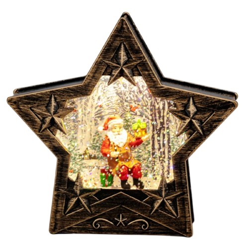 Светильник декоративный Звезда Neon-Night 501-182 с эффектом снегопада и подсветкой