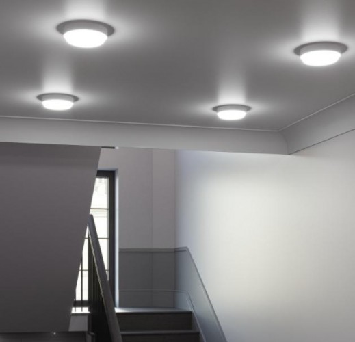 Светильник для ЖКХ светодиодный GAUSS HALL круг 15w 1200lm 6500k 200-240v ip40 d155*33мм 193411315 - изображение 4