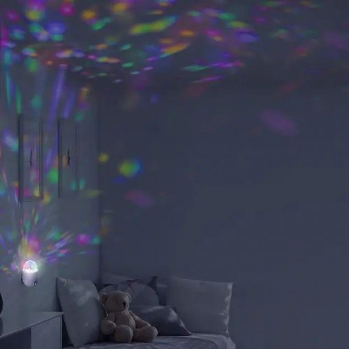 Светильник настольный GAUSS DIY0041 розеточный 3w 220-240v белый  с фиксированной проекцией "диско" DIY0041 - изображение 4