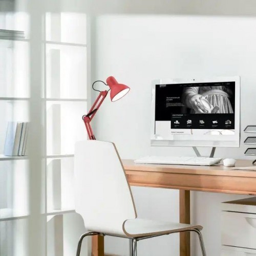 Светильник настольный GAUSS GTL002 60w 220-240v e27 красный струбцина и основание GT0024 - изображение 2