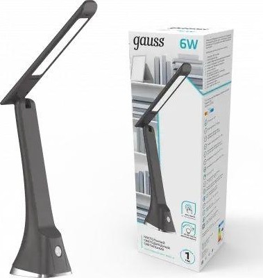 Светильник настольный GAUSS GTL203 6w 380lm 4000k 170-265v черный диммируемый GT2032 - изображение 2