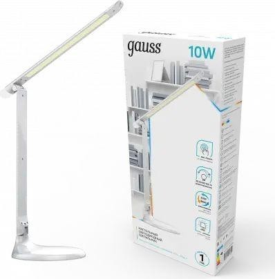 Светильник настольный GAUSS GTL204 10w 550lm 2700-6500k 170-265v белый диммируемый + ночник GT2041 - изображение 2